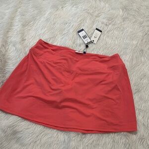 Cabana life coral longer swim skirt plus size 2x new with tag